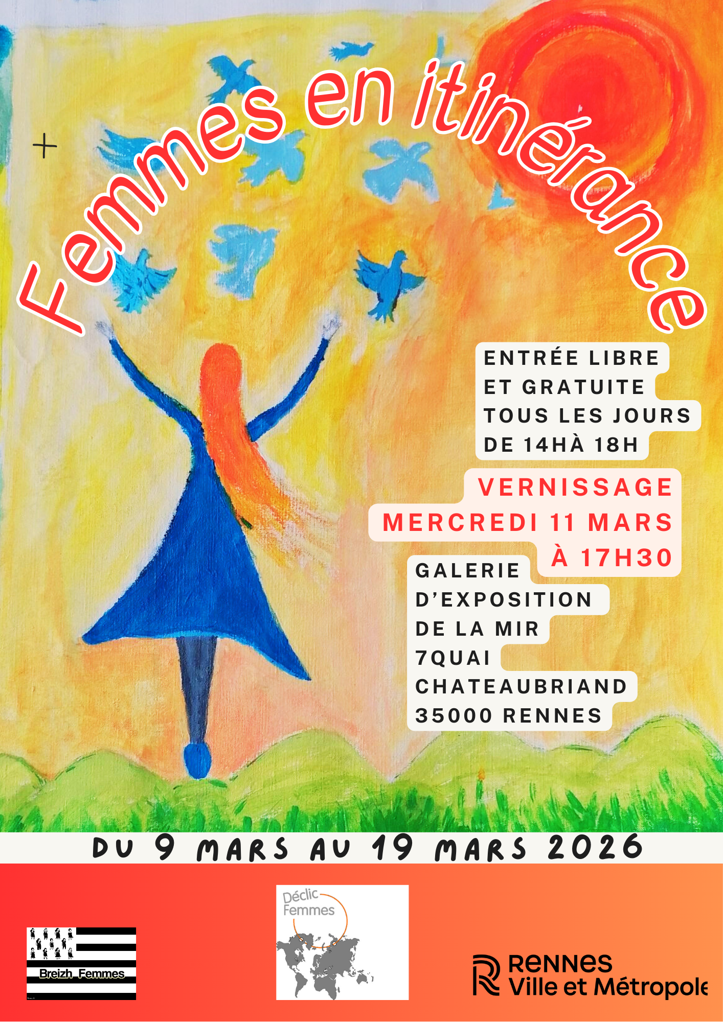 Femme en itinerance  Affiche1